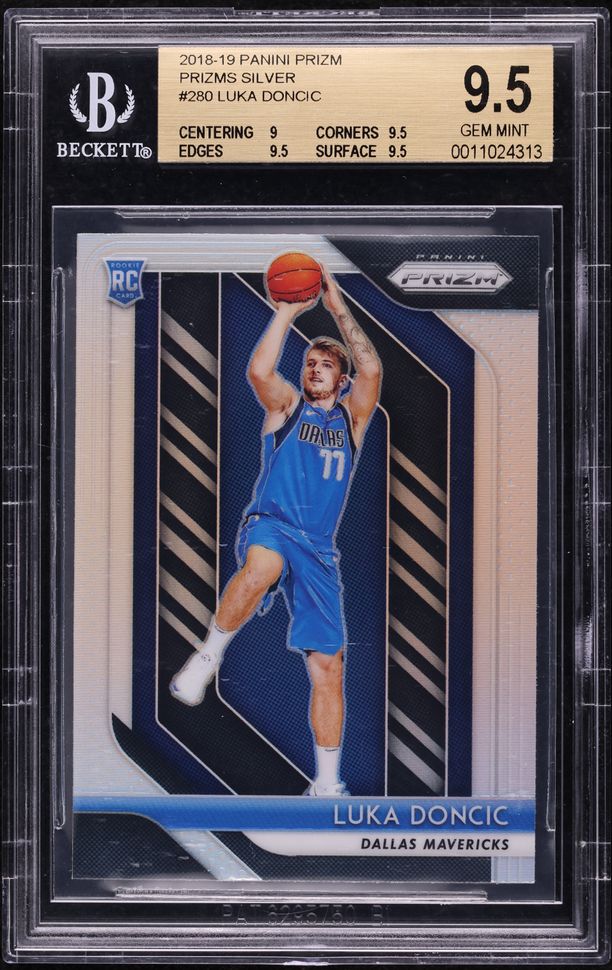 PANINI prizm DONCIC ドンチッチ  ルーキー PSA9 rc 2018 Panini Chronicles Luka Doncic ROOKIE RC #512 PSA 9 MINT