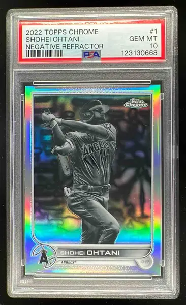 2022 Topps Chrome Black Shohei Ohtani AUTO #SO PSA 10 GEM