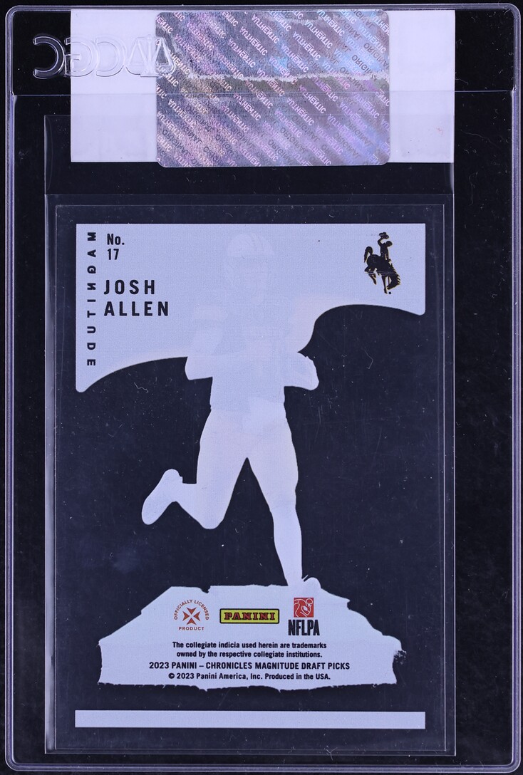 2023 Panini Chronicles Draft Picks Magnitude Josh Allen #17 CGC AUTH