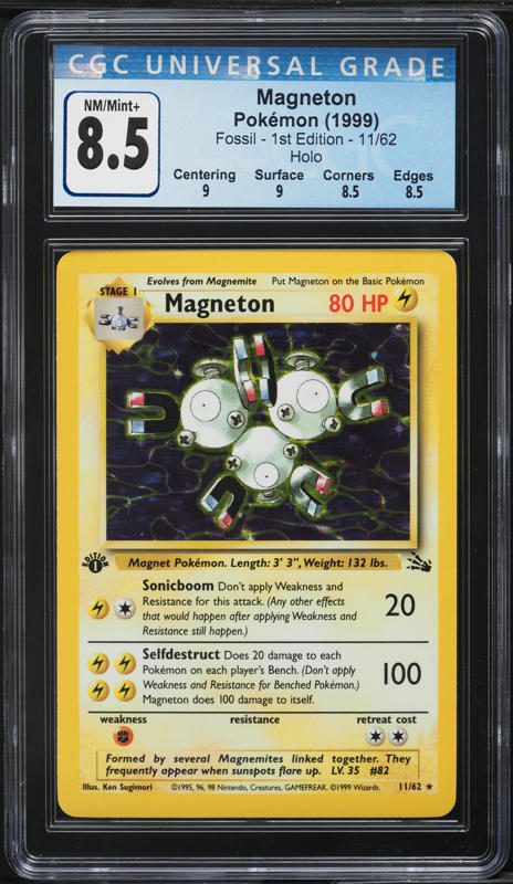 Pokemon Karte – Golduck (35) Aus Dem Fossil Set, 1. Edition, Wasser-Typ, 70 HP