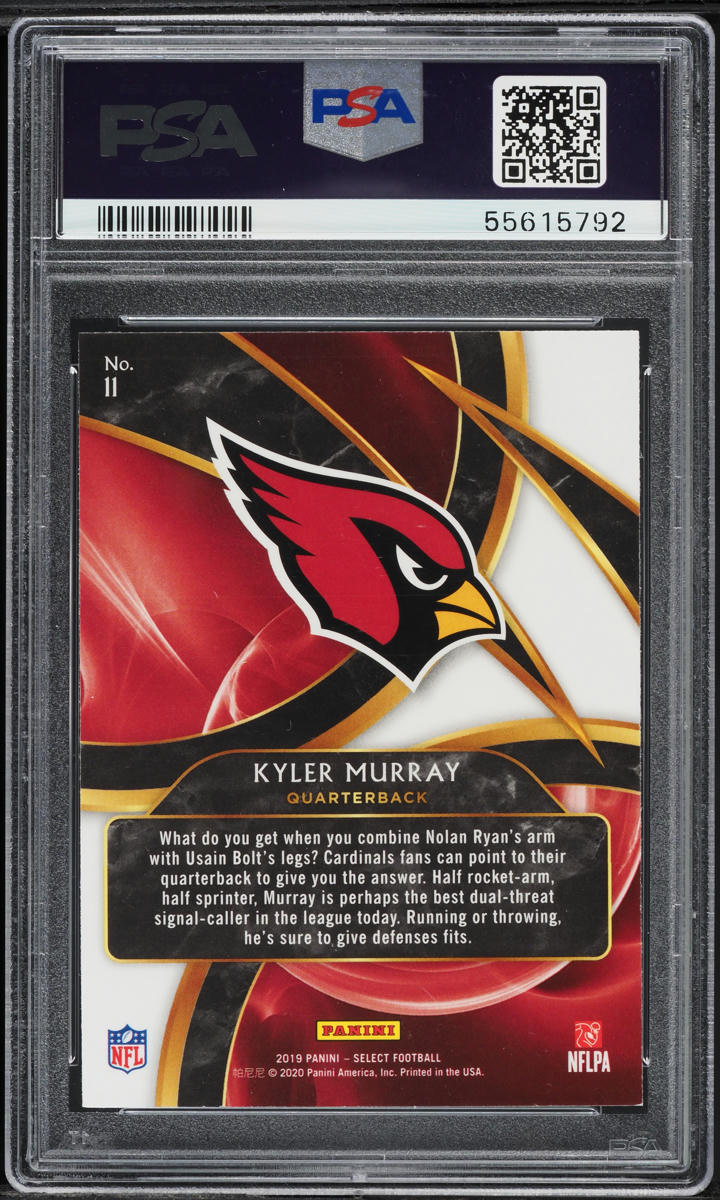 2019 Select Sensations Kyler Murray ROOKIE #11 PSA 9 MINT