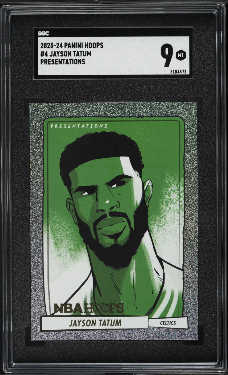 2023 Hoops Presentations Jayson Tatum #4 SGC 9 MINT
