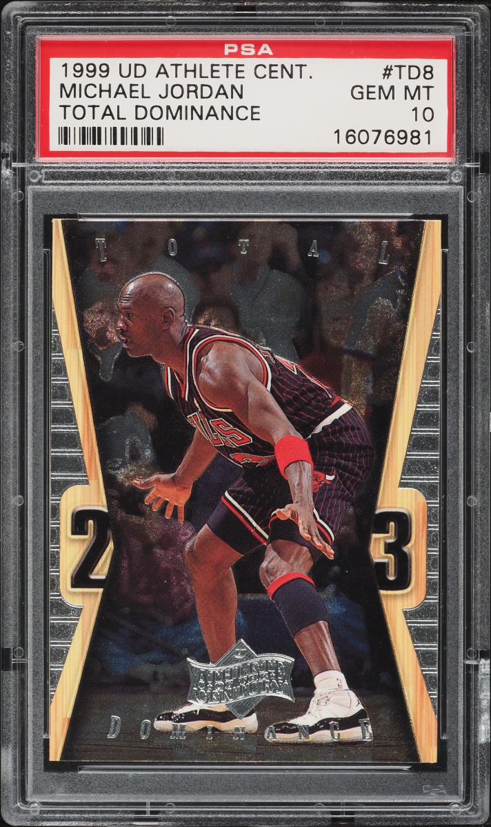 1999 Upper Deck MJ Athlete Of The Century Total Dominance Michael Jordan PSA 10 GEM MINT