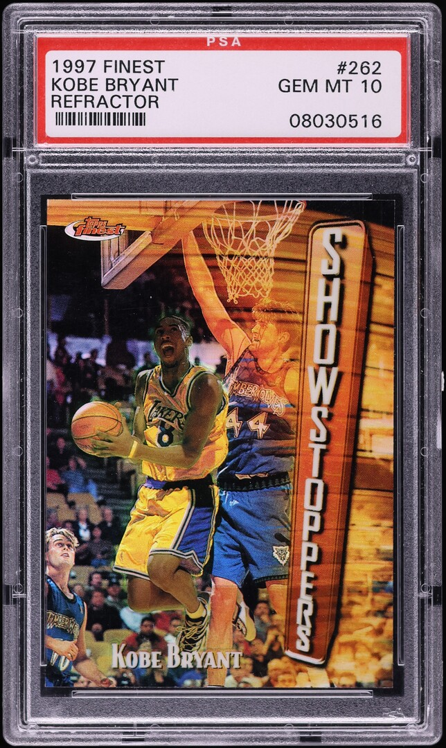 1997 Finest Refractor Kobe Bryant #262 PSA 10 GEM MINT