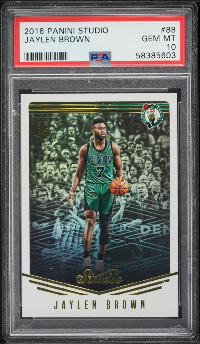 2016 Panini Studio Jaylen Brown ROOKIE #88 PSA 10 GEM MINT