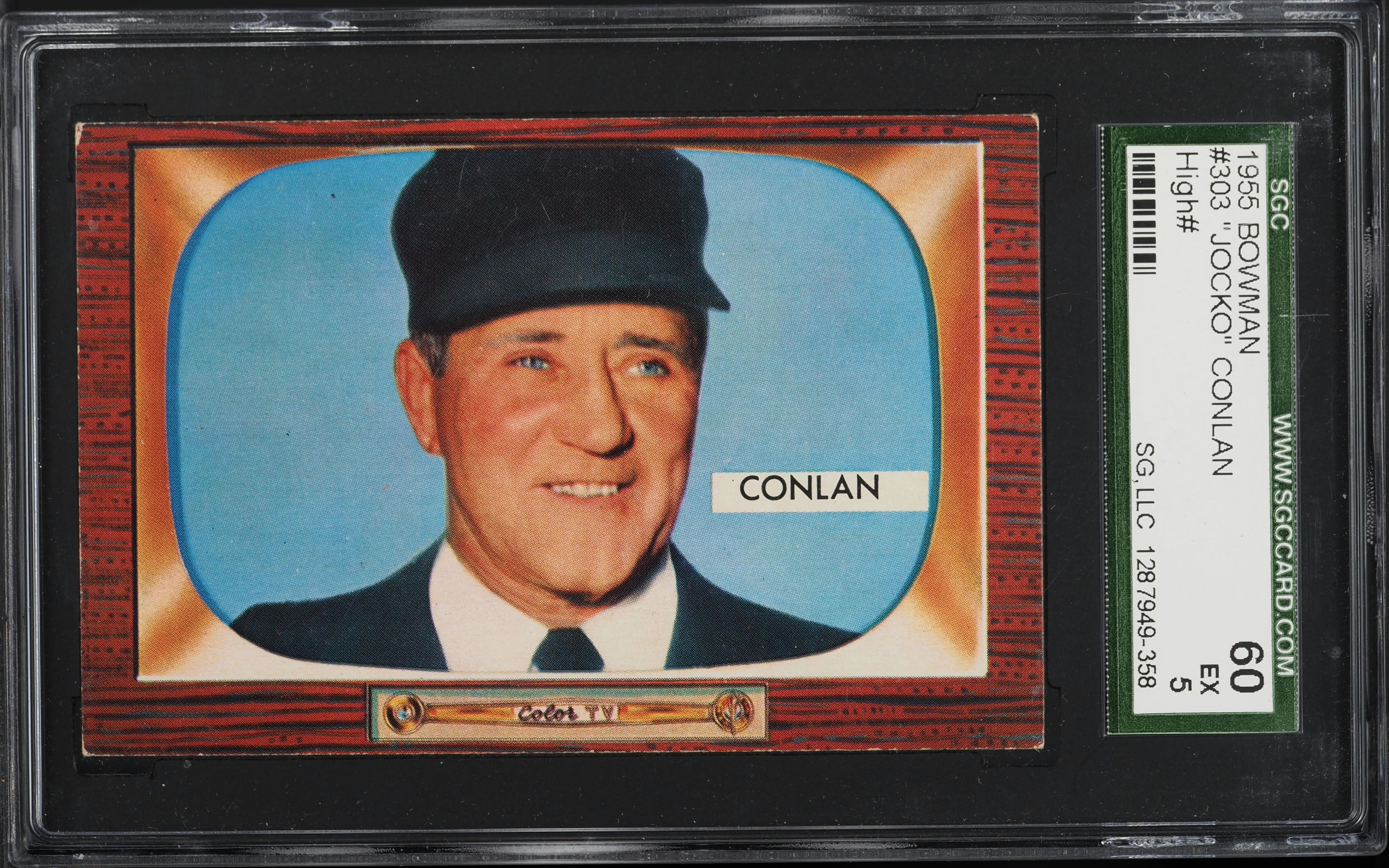 1955 Bowman Jocko Conlan #303 SGC 5 EX