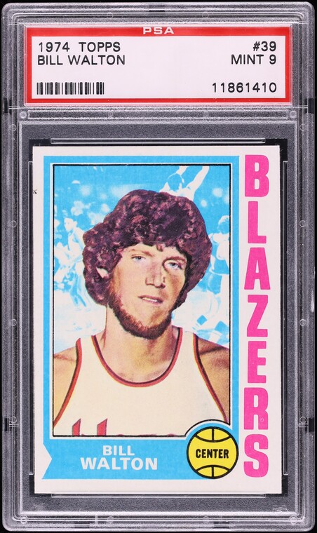 1974 Topps Basketball Bill Walton ROOKIE #39 PSA 9 MINT