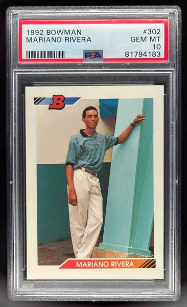 1992 Bowman #302 Mariano Rivera RC PSA 10