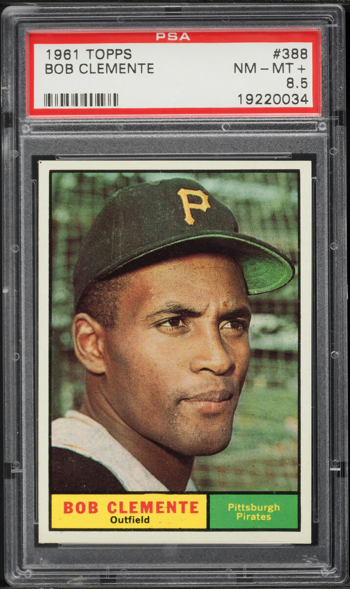 1961 Topps Roberto Clemente #388 PSA 8.5 NM-MT+