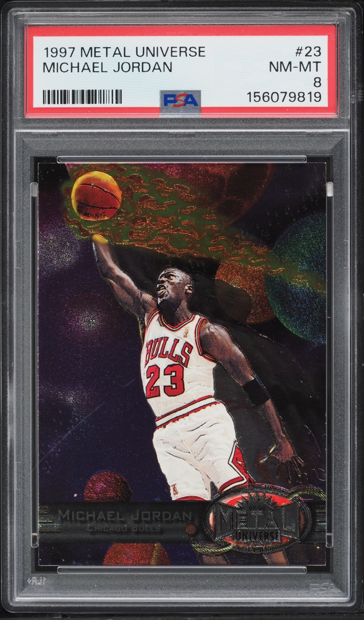 1997 Metal Universe Michael Jordan Base #23 PSA 8 | Card Ladder