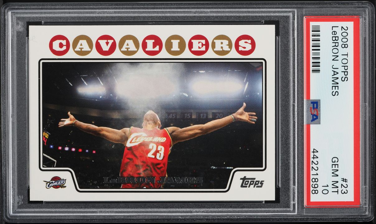 2008 Topps Basketball LeBron James #23 PSA 10 GEM MINT