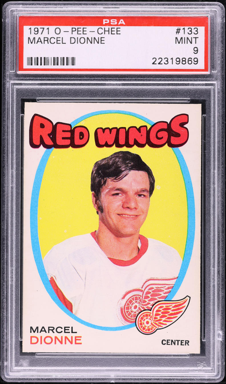 1971 O-Pee-Chee Hockey Marcel Dionne ROOKIE #133 PSA 9 MINT