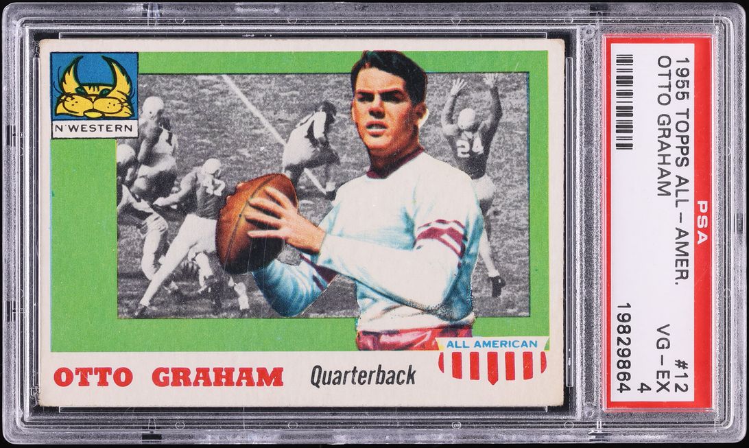 1955 Topps All-American Otto Graham #12 PSA 4 VGEX