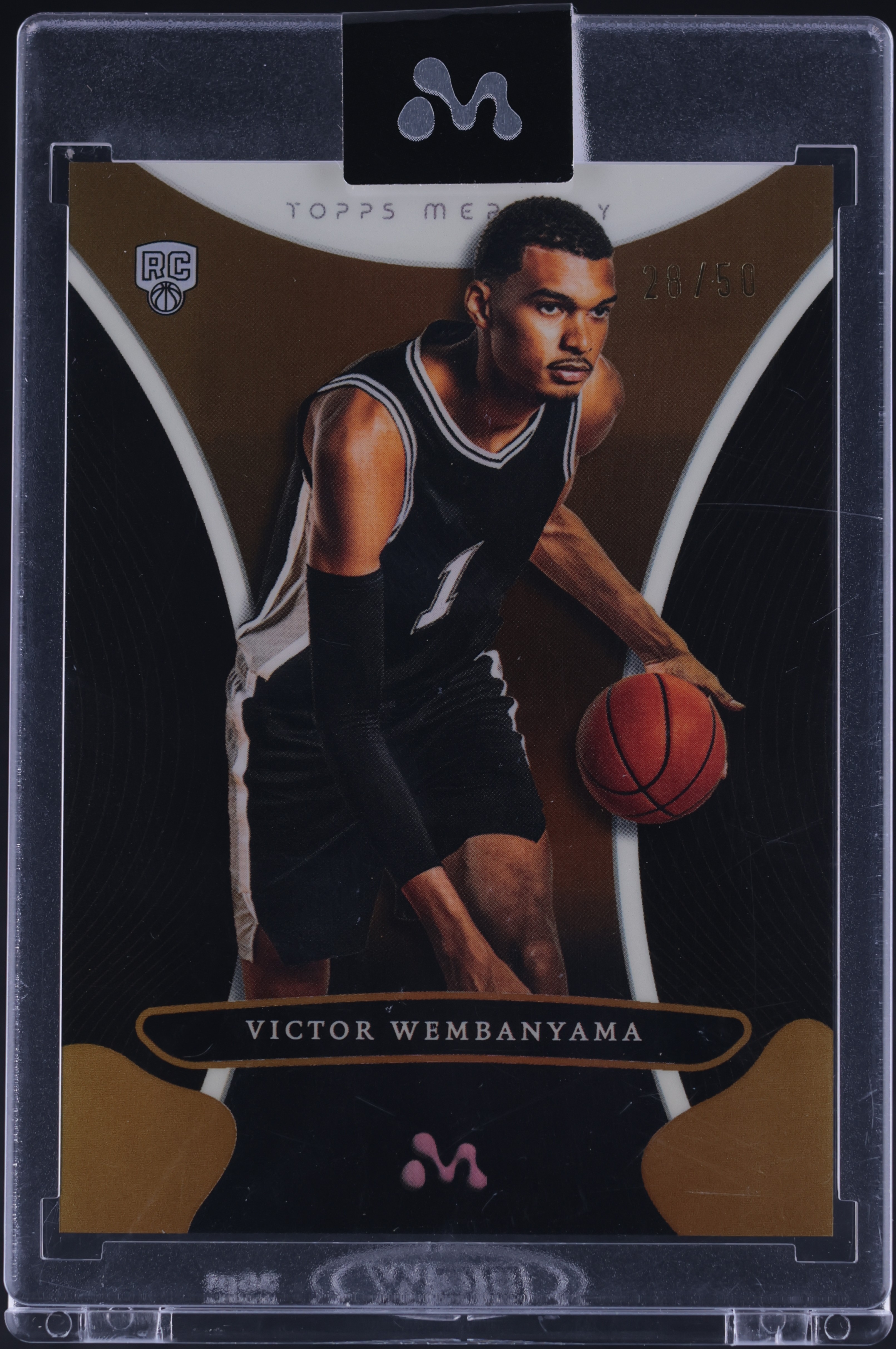 2023 Topps Mercury Gold Refractor Victor Wembanyama ROOKIE /50 #13