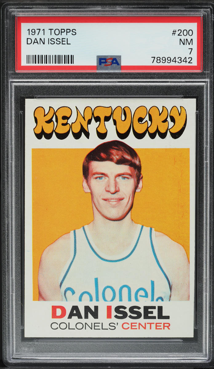 1971 Topps Basketball Dan Issel ROOKIE #200 PSA 7 NRMT