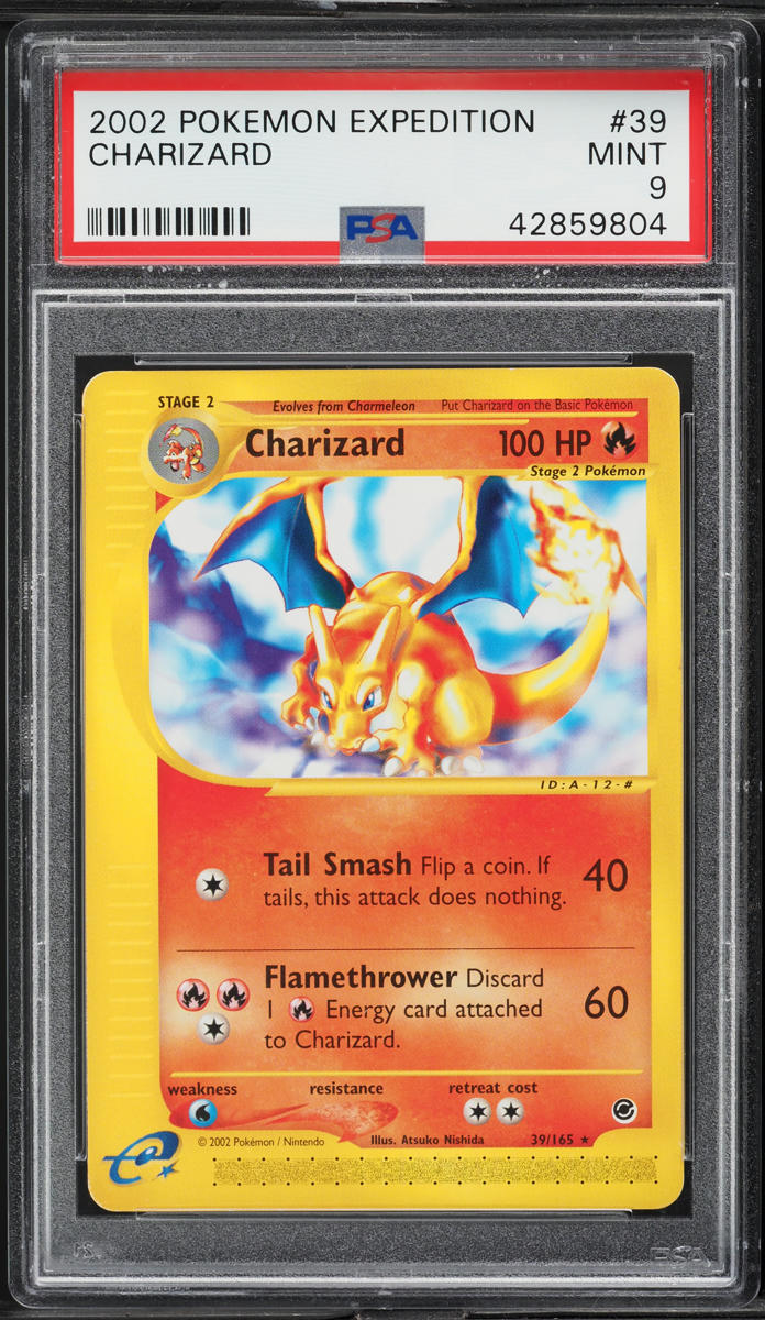 2002 Pokemon Expedition Charizard #39 PSA 9 MINT