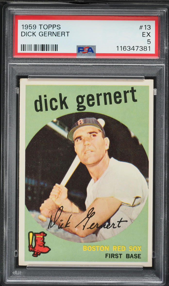 Dick Gernert #13 1959 Topps Venezuelan Baseball