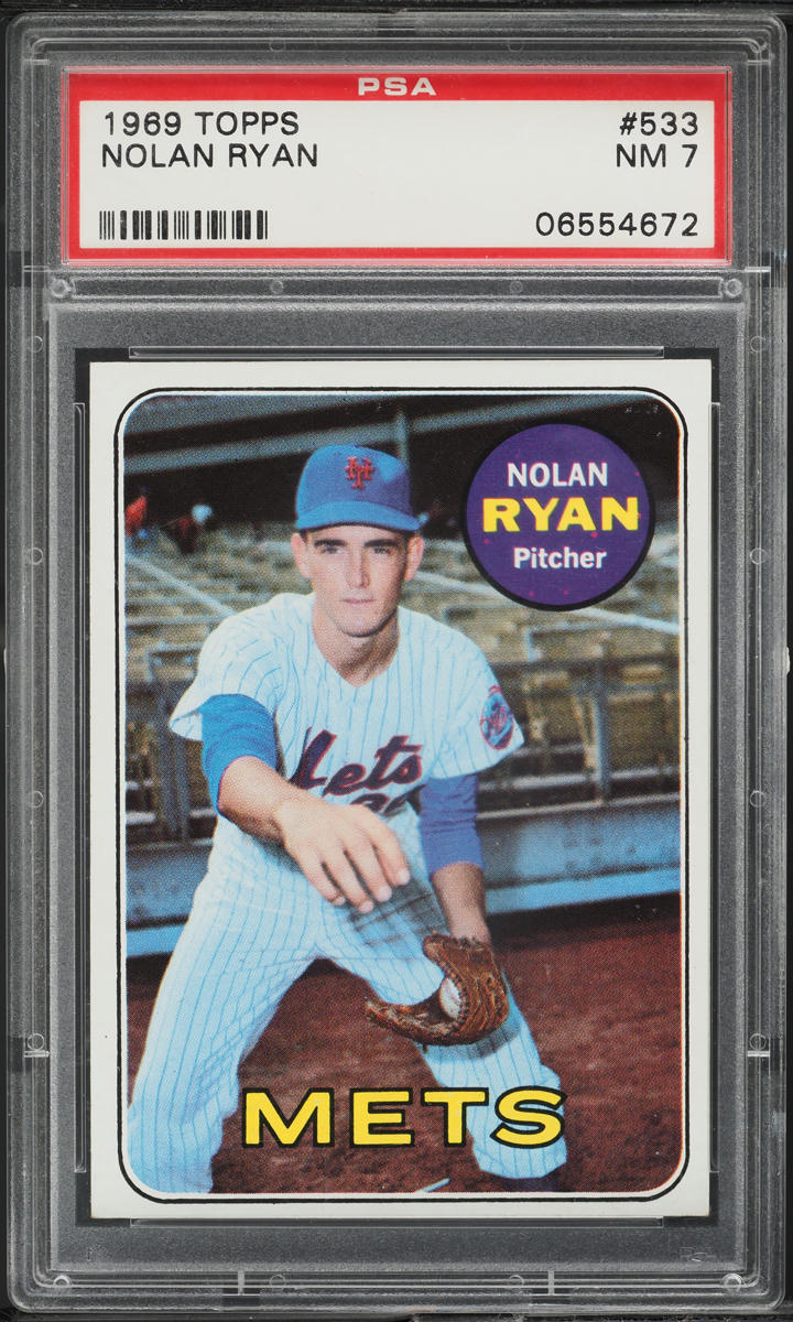 1969 Topps Nolan Ryan #533 PSA 7 NRMT
