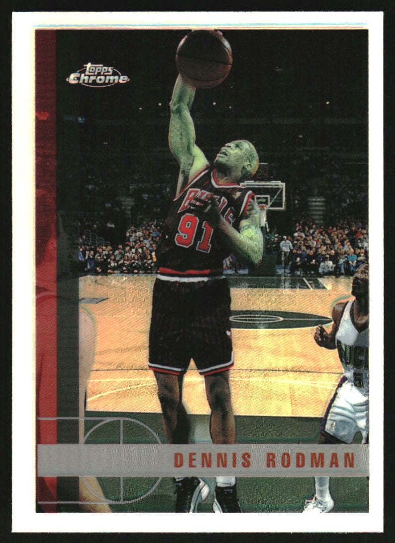 1997-98 Topps Chrome Refractors #106 Dennis Rodman