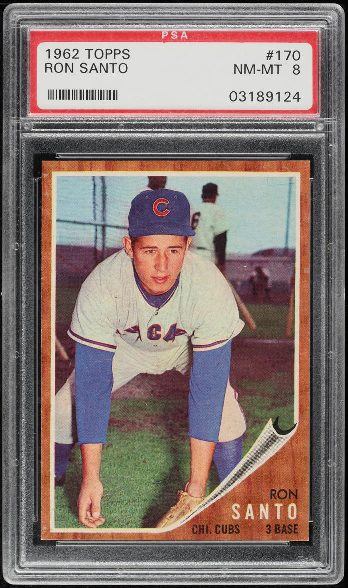 1962 Topps Ron Santo #170 PSA 8 NM-MT