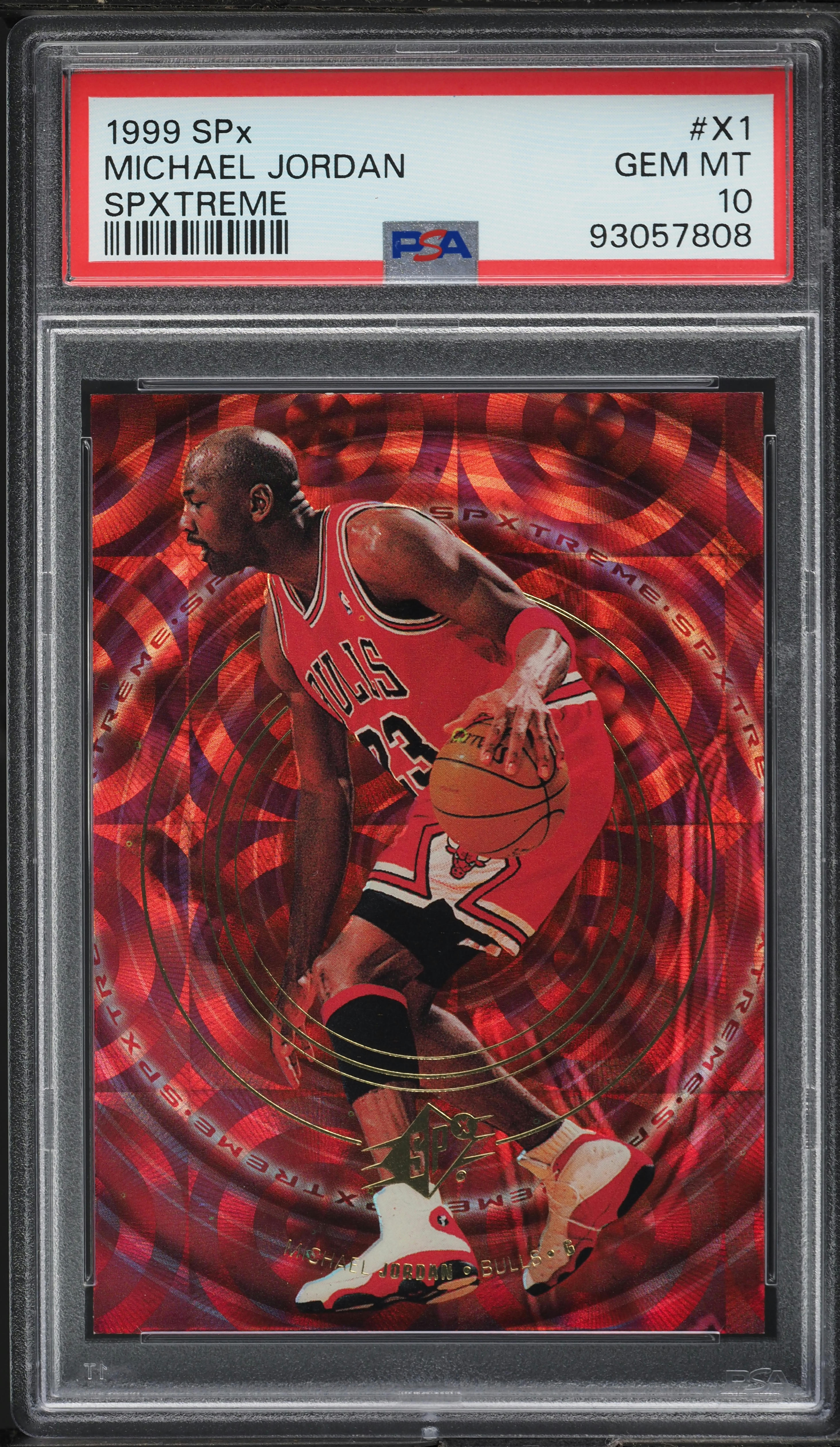 1999 SPx SPxtreme Michael Jordan #X1 PSA 10 GEM MINT