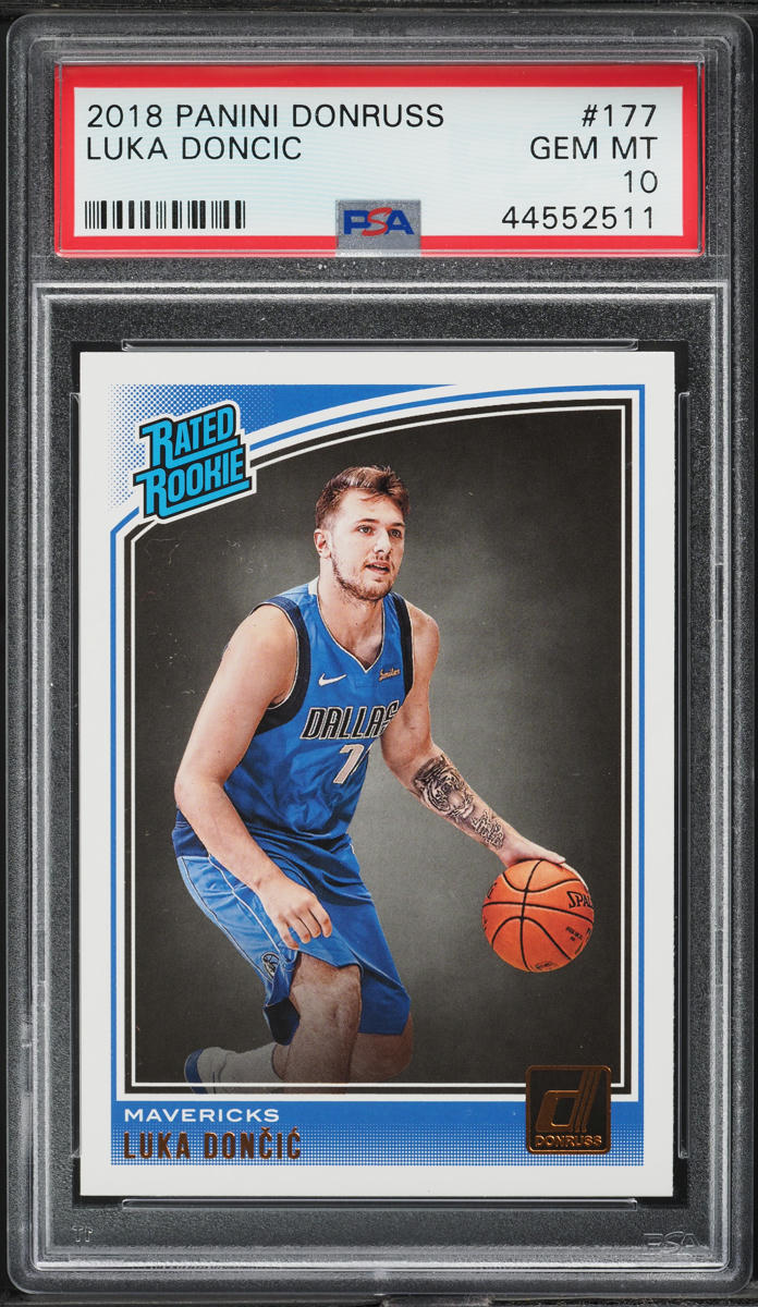 2018 Donruss Basketball Luka Doncic ROOKIE #177 PSA 10 GEM MINT