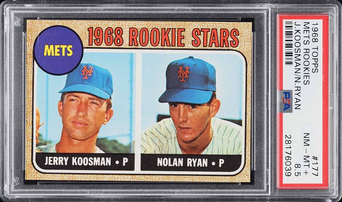 1968 Topps Nolan Ryan ROOKIE #177 PSA 8.5 NM-MT+