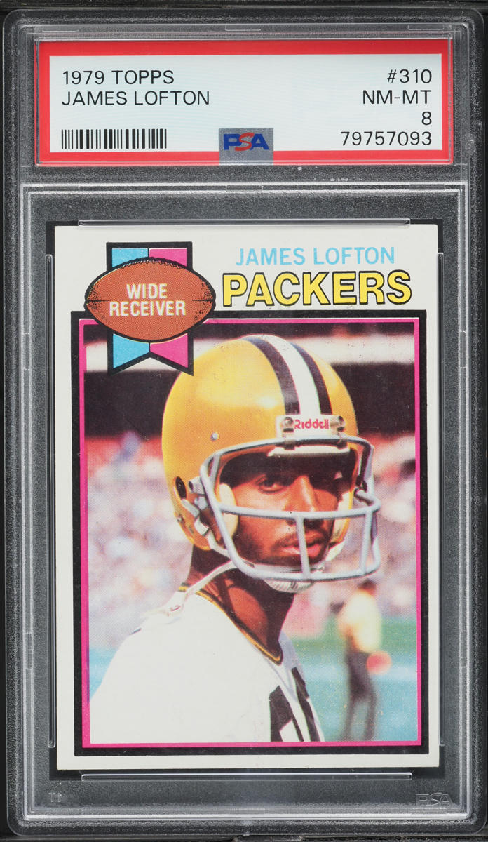 1979 Topps Football James Lofton ROOKIE #310 PSA 8 NM-MT