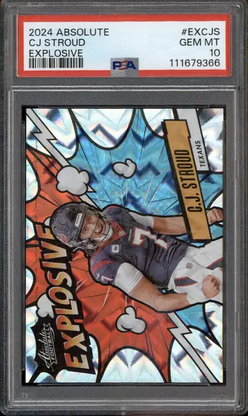 2024 Absolute Explosive #EXCJS CJ Stroud PSA 10