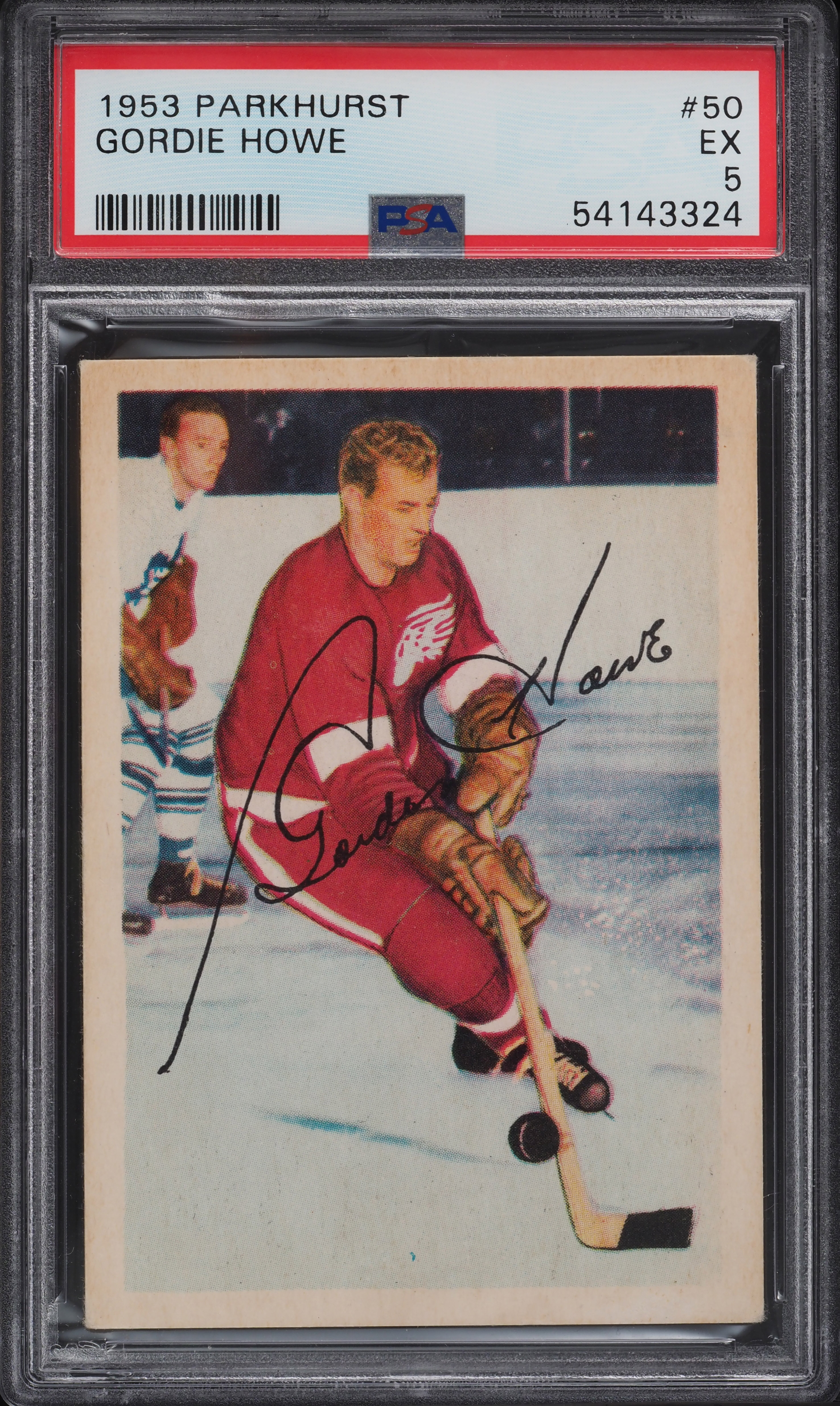 1953 Parkhurst Gordie Howe #50 PSA 5 EX
