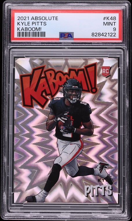 2021 Panini Absolute Kaboom! Kyle Pitts ROOKIE #K48 PSA 9 MINT