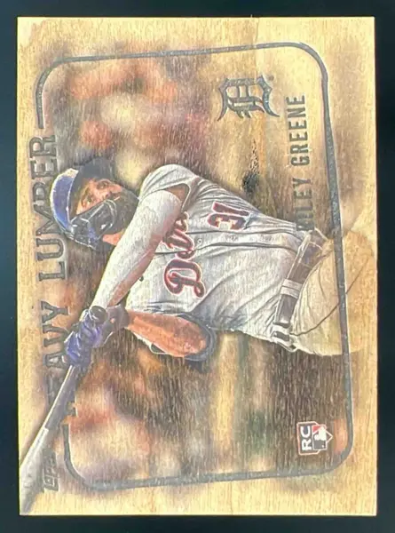 2023 Topps Update Heavy Lumber #HL-48 Riley Greene RC