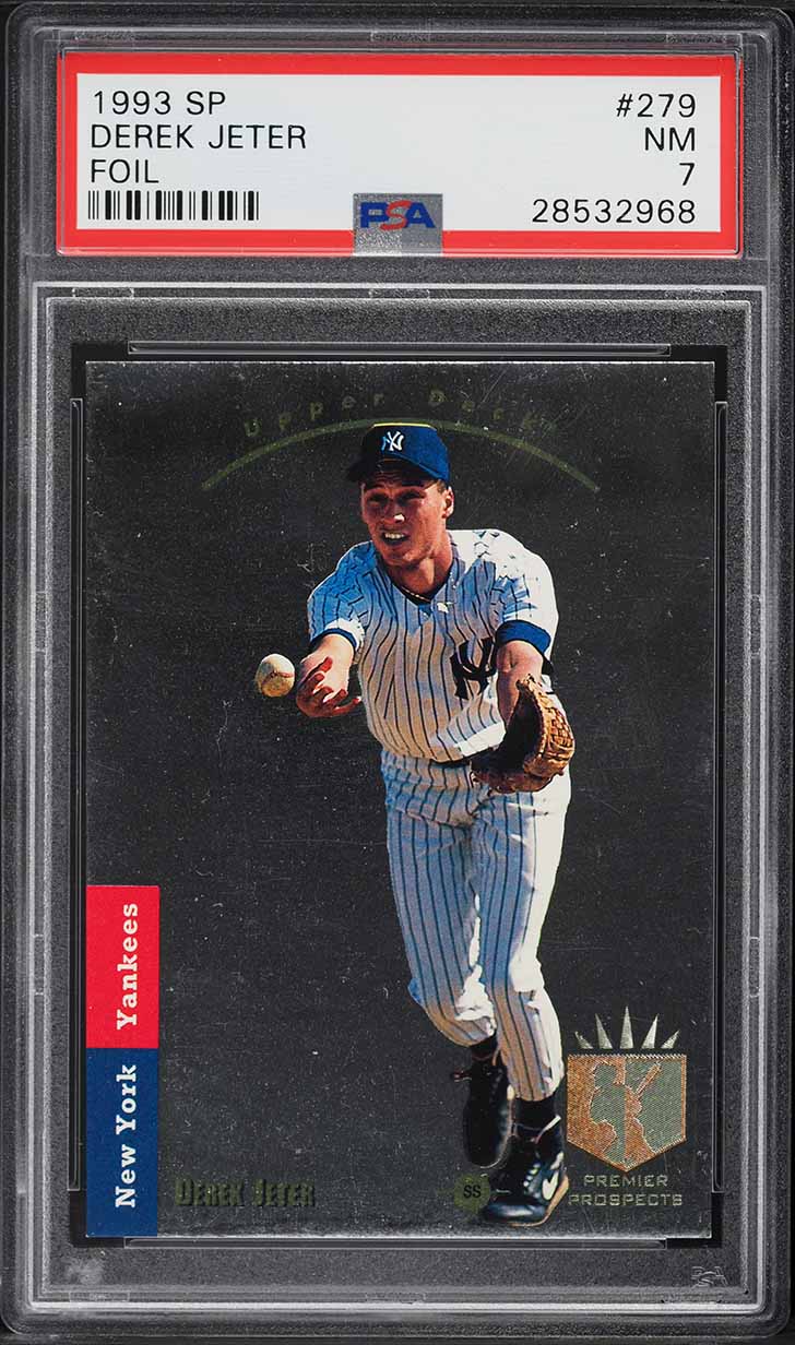 1993 SP Foil Derek Jeter ROOKIE #279 PSA 7 NRMT
