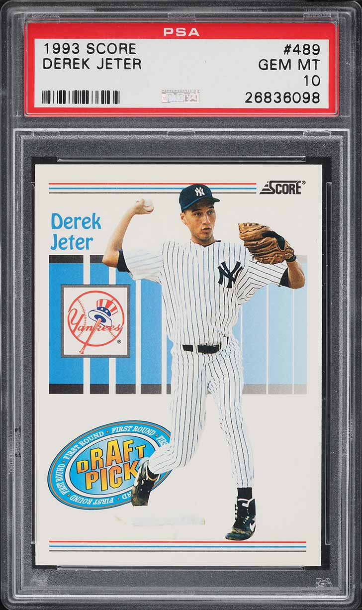 1993 Score Derek Jeter ROOKIE #489 PSA 10 GEM MINT