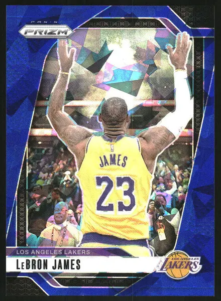 2024-25 Panini Prizm Blue Ice Prizm #130 LeBron James /125