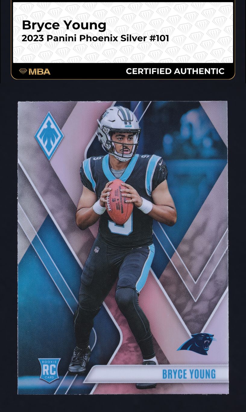 2023 Panini Phoenix Silver Bryce Young ROOKIE #101 MBA AUTH