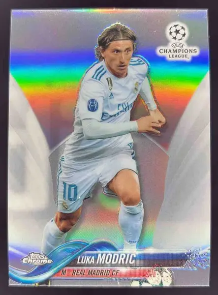 2017 Topps Chrome UEFA Champions League Refractor #38 Luka Modric