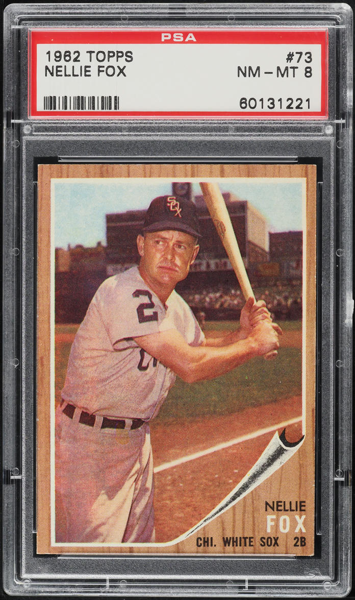 1962 Topps Nellie Fox #73 PSA 8 NM-MT