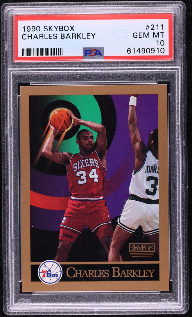 1990 Skybox Basketball Charles Barkley #211 PSA 10 GEM MINT