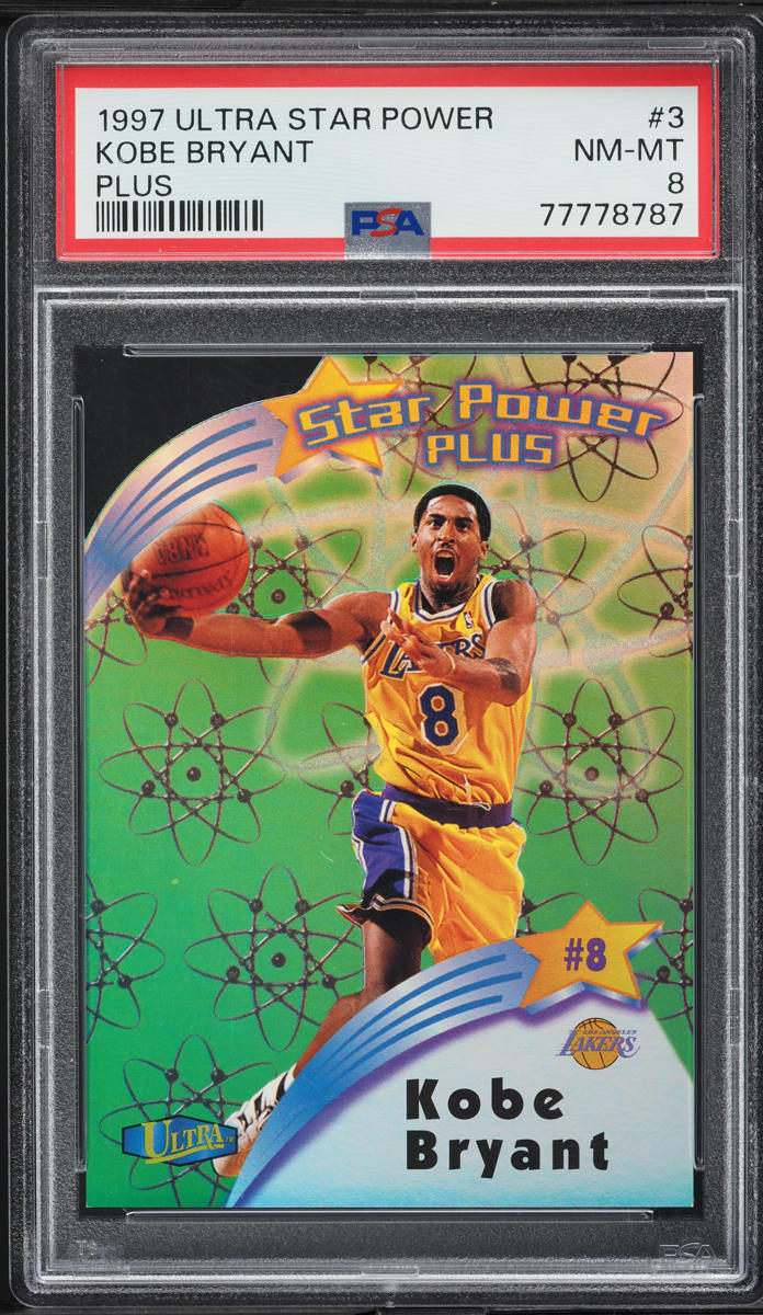 1997 Ultra Star Power Plus Kobe Bryant #3 PSA 8 NM-MT
