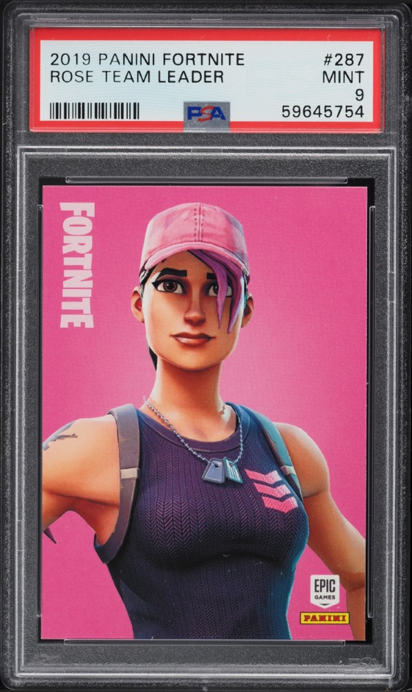 2019 Panini Fortnite Series 1 Rose Team Leader  #287 PSA 9 MINT