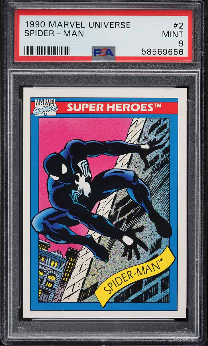 1990 Impel Marvel Universe Spider-Man #2 PSA 9 MINT