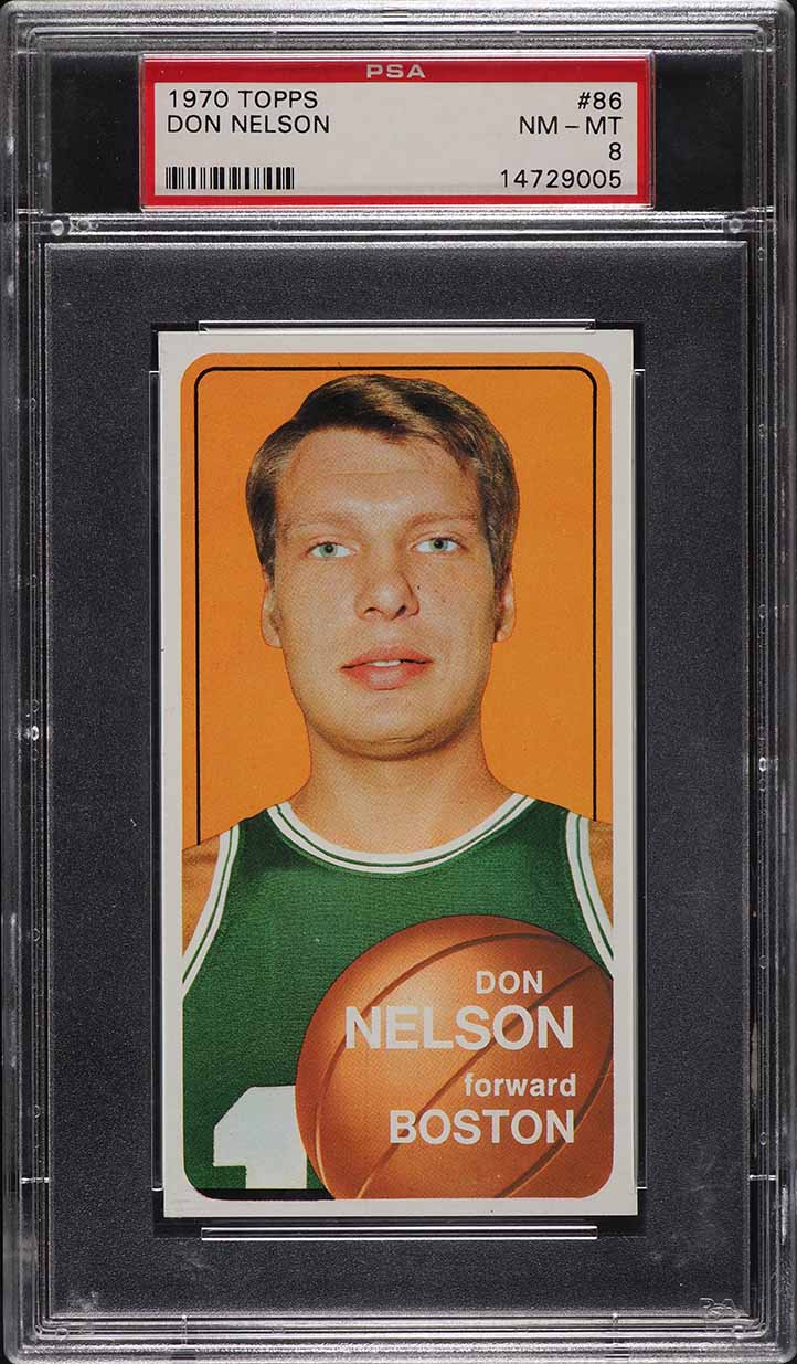 1970 Topps Basketball Don Nelson SHORT PRINT #86 PSA 8 NM-MT