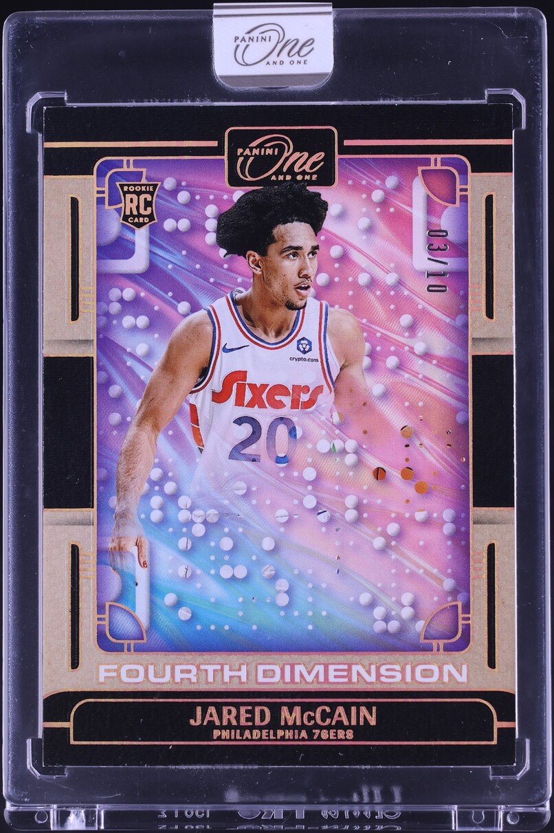 2024 Panini One And One Fourth Dimension Jared McCain ROOKIE /10 #FD-JAR