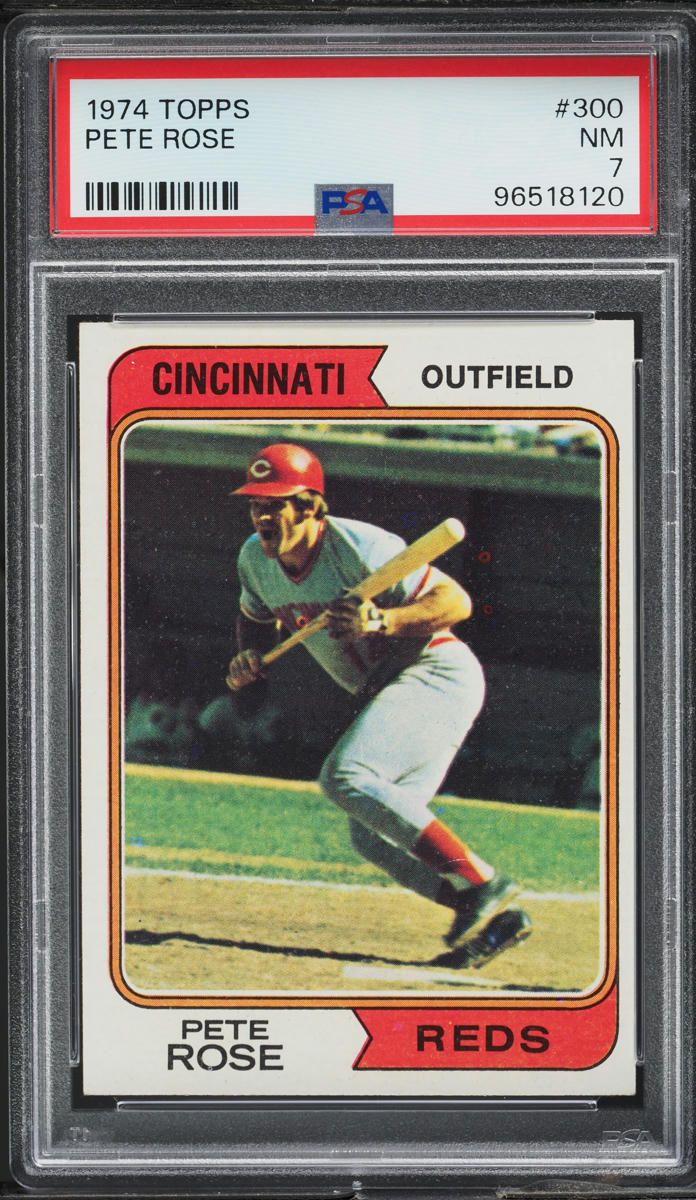 1974 Topps Pete Rose #300 PSA 7 NRMT