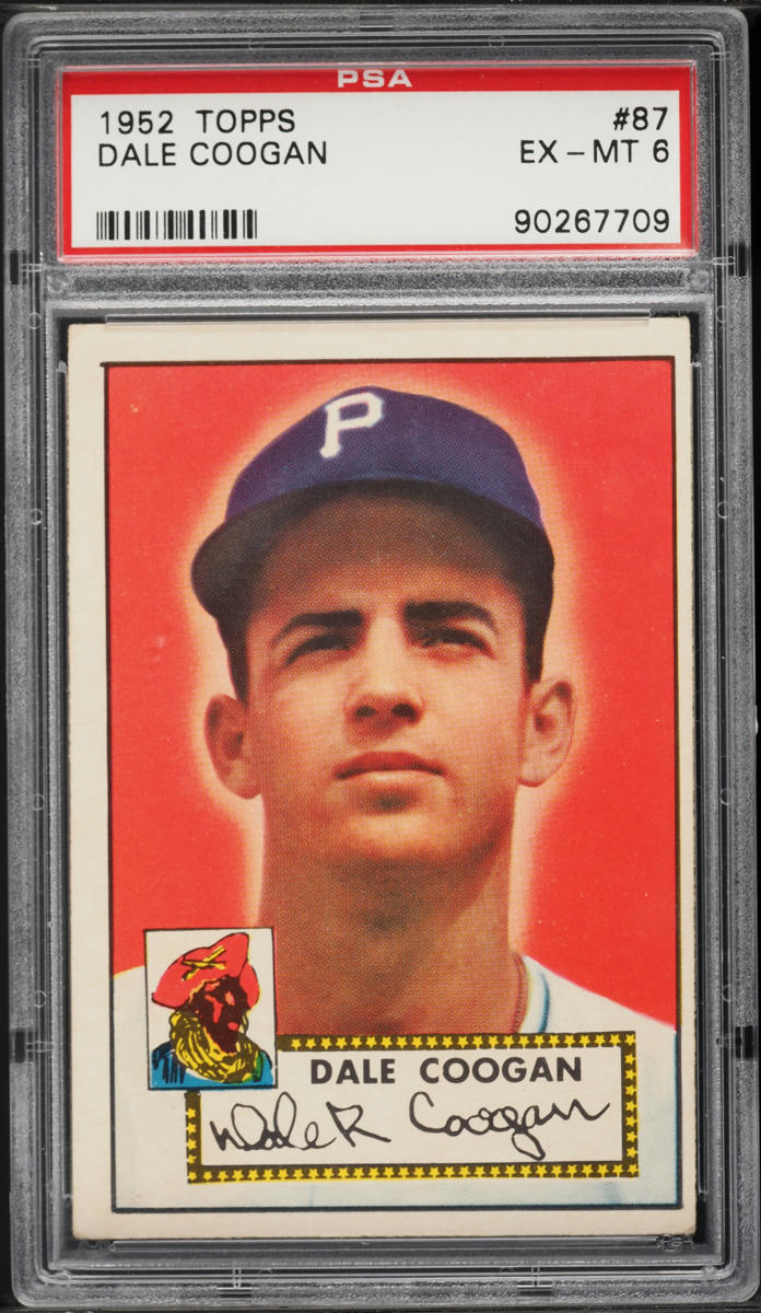 1952 Topps Dale Coogan ROOKIE #87 PSA 6 EXMT