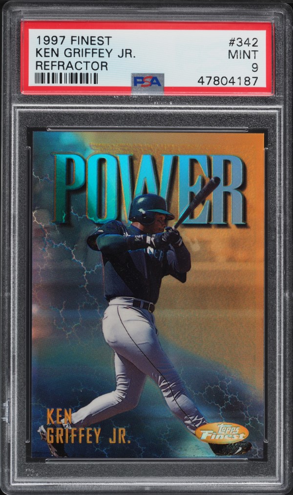 1997 Finest Refractor Ken Griffey Jr. #342 PSA 9 MINT