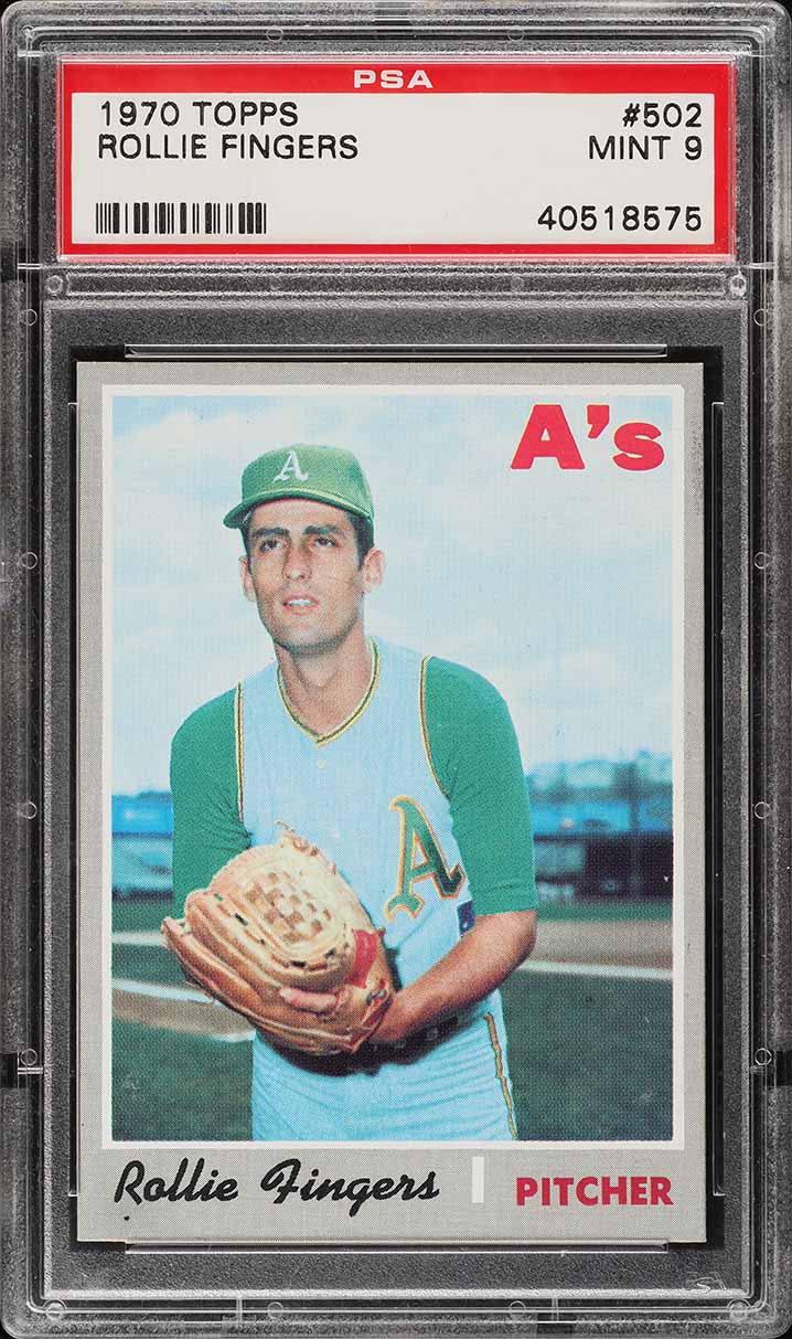 1970 Topps Rollie Fingers #502 PSA 9 MINT