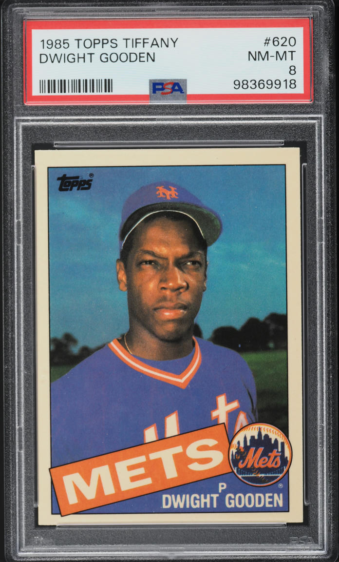 1985 Topps Tiffany Dwight Gooden ROOKIE #620 PSA 8 NM-MT