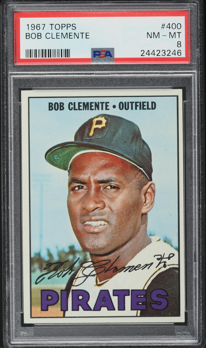 1967 Topps Roberto Clemente #400 PSA 8 NM-MT